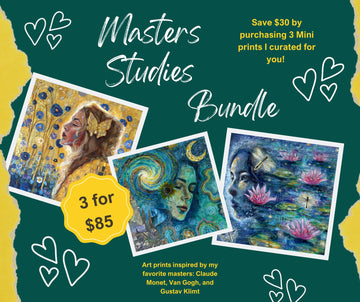 3 Mini Print Bundle Signed 8x8