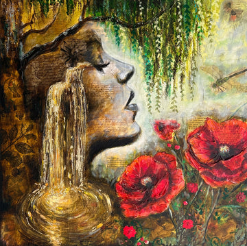 "The Wholeness Of Her Heart" Signed Canvas Print