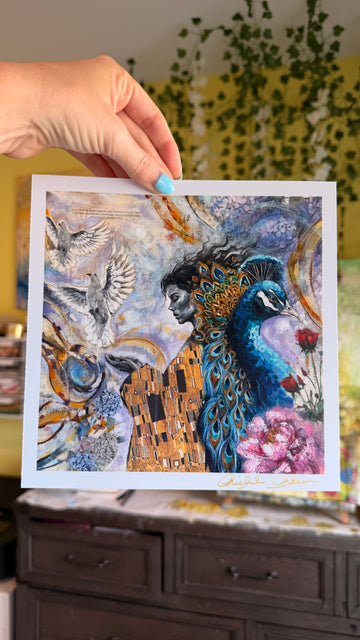 "Wings of Grace" Mini 8x8 Print Signed