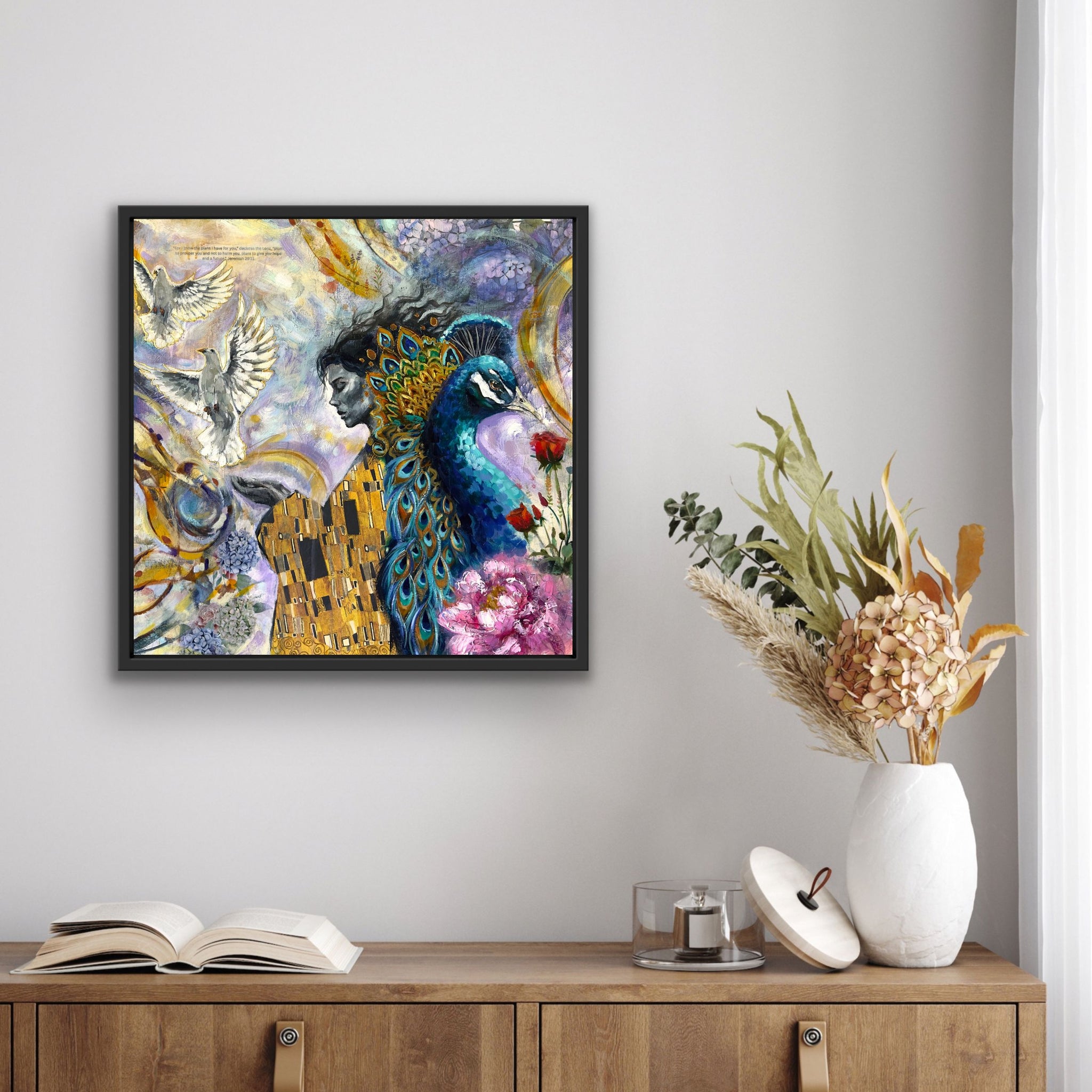 "Wings Of Grace" Canvas Print Signed