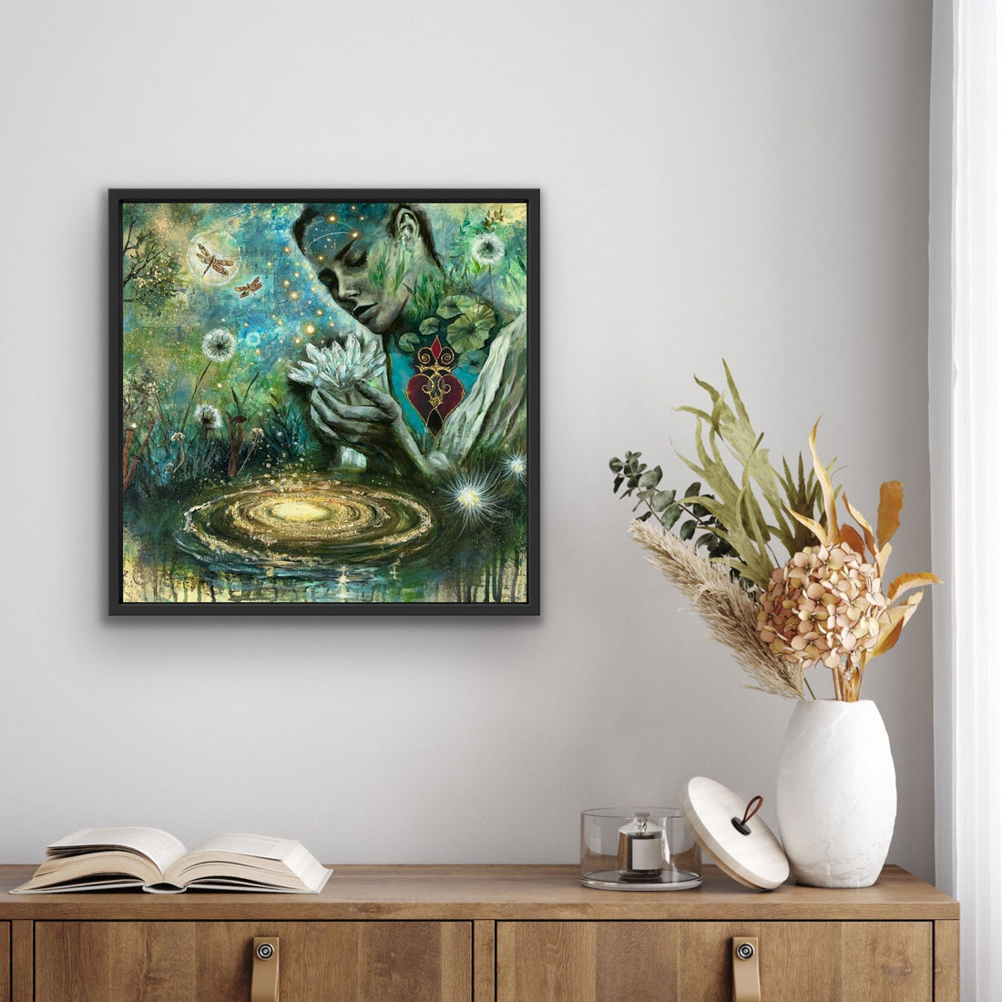 "The Light She Carried" Canvas Print Signed