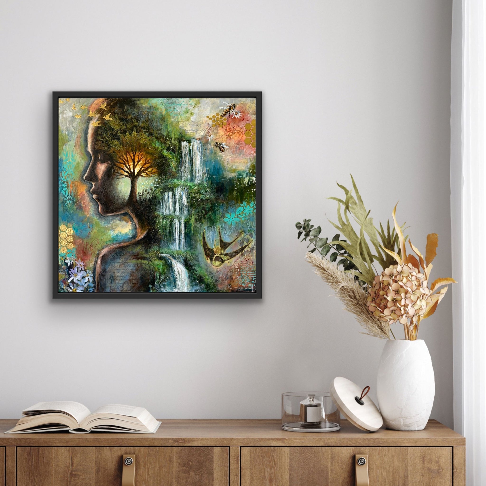 "After The Rain" Canvas Print Signed