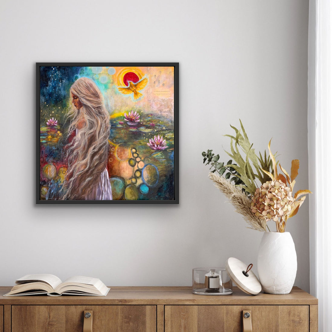 "Release And Rise" Canvas Print Signed