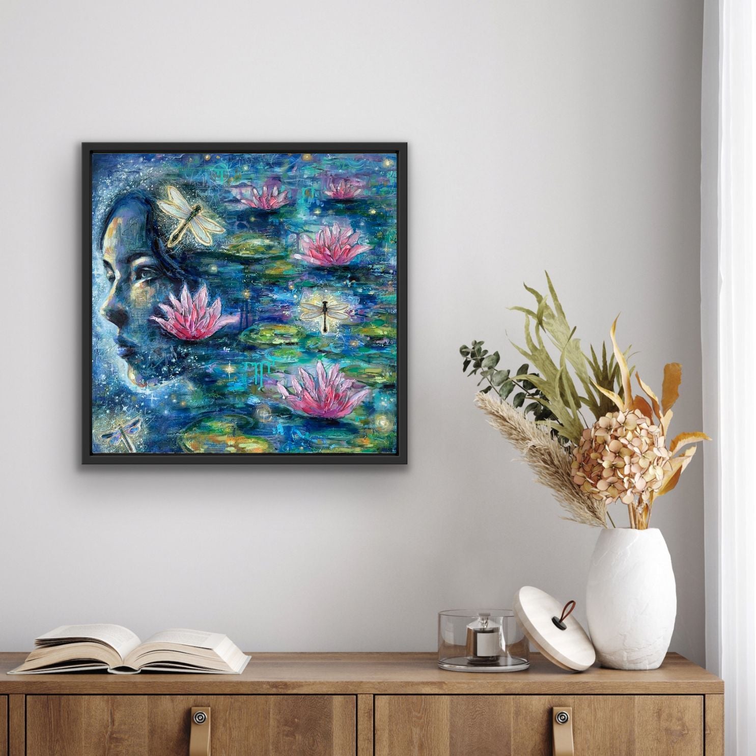 "Still Waters Run Deep" Signed Canvas Print