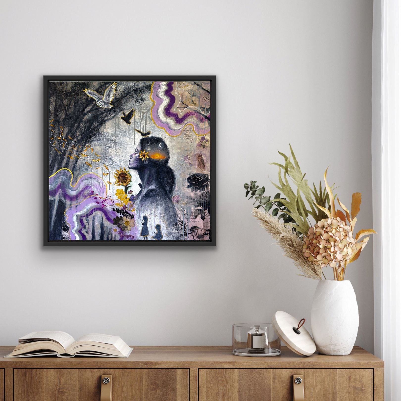 "Woman Heart Spirit" Signed Giclee Canvas Print