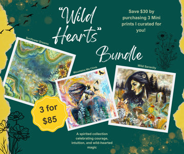 "Wild Hearts" Mini Signed Print Bundle