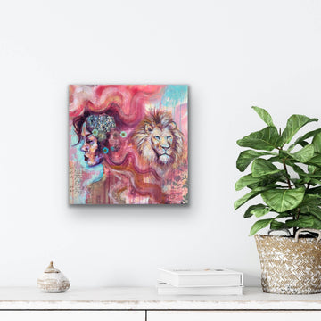 "Celestial Fortitude" Signed Canvas Print