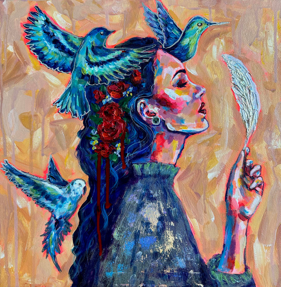 "Changes From Within" Signed Canvas Print