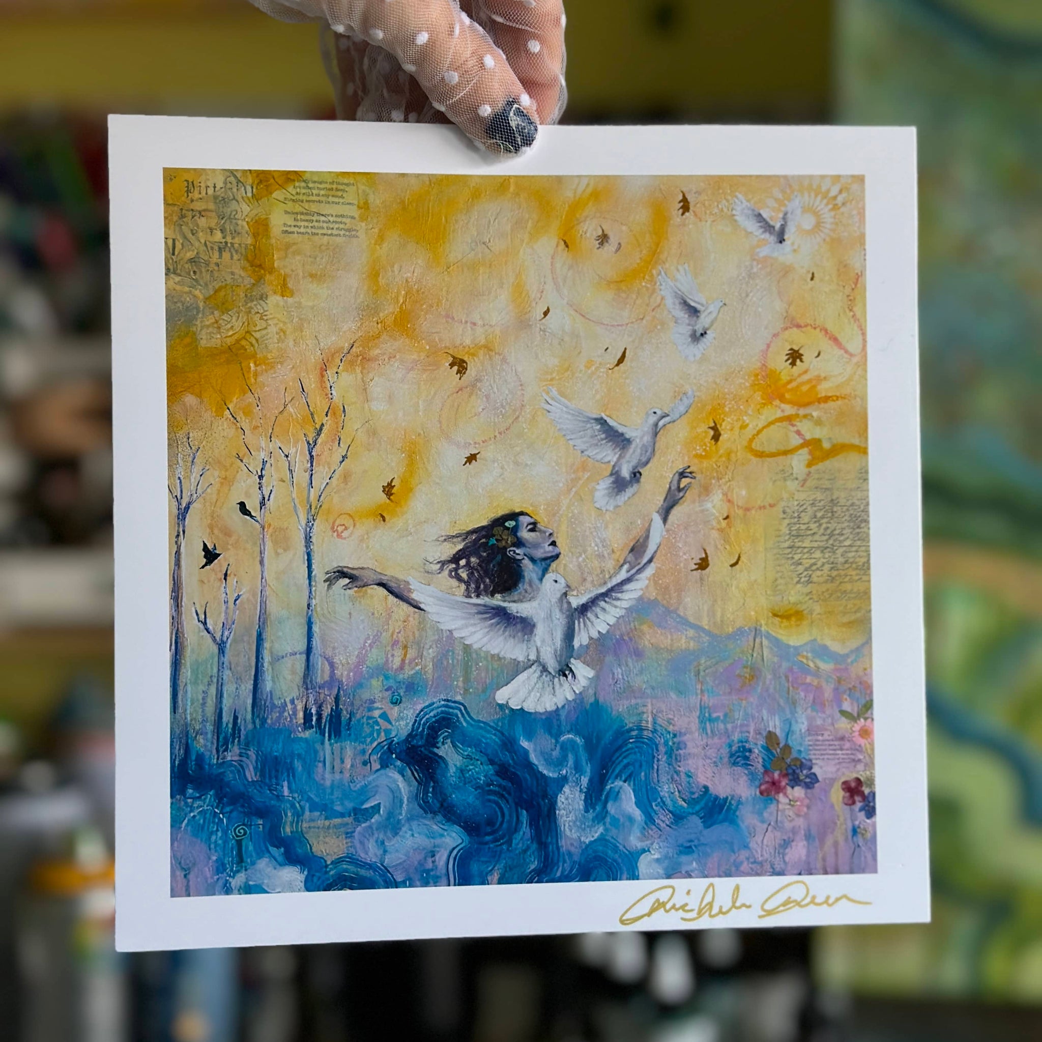 "Epiphany's Monologue" 8x8 Fine Art Print Signed