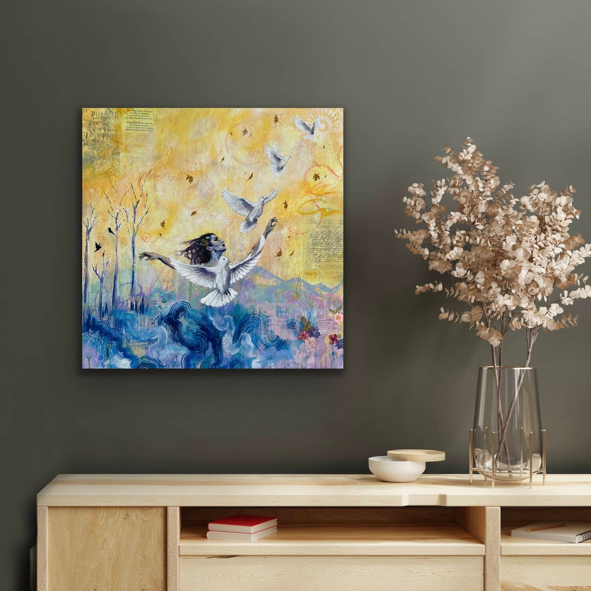 "Epiphany's Monologue" Canvas Print Signed