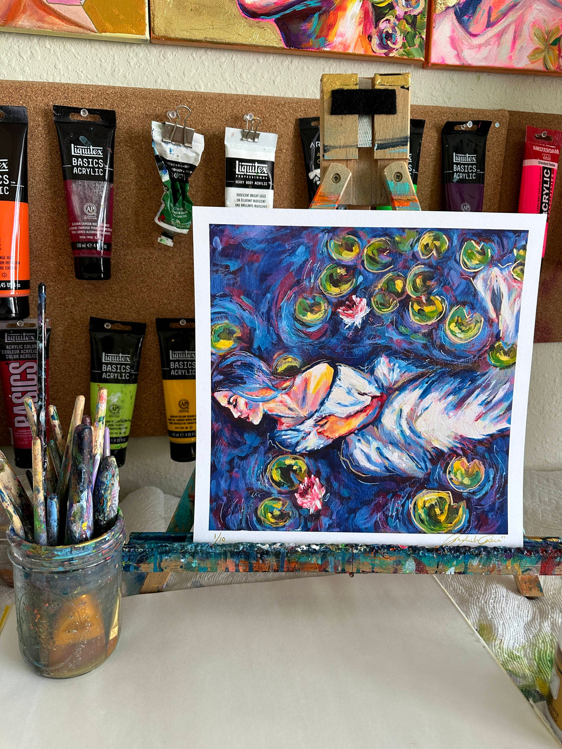 "Lotus Dreams" 12x12 Fine Art Print