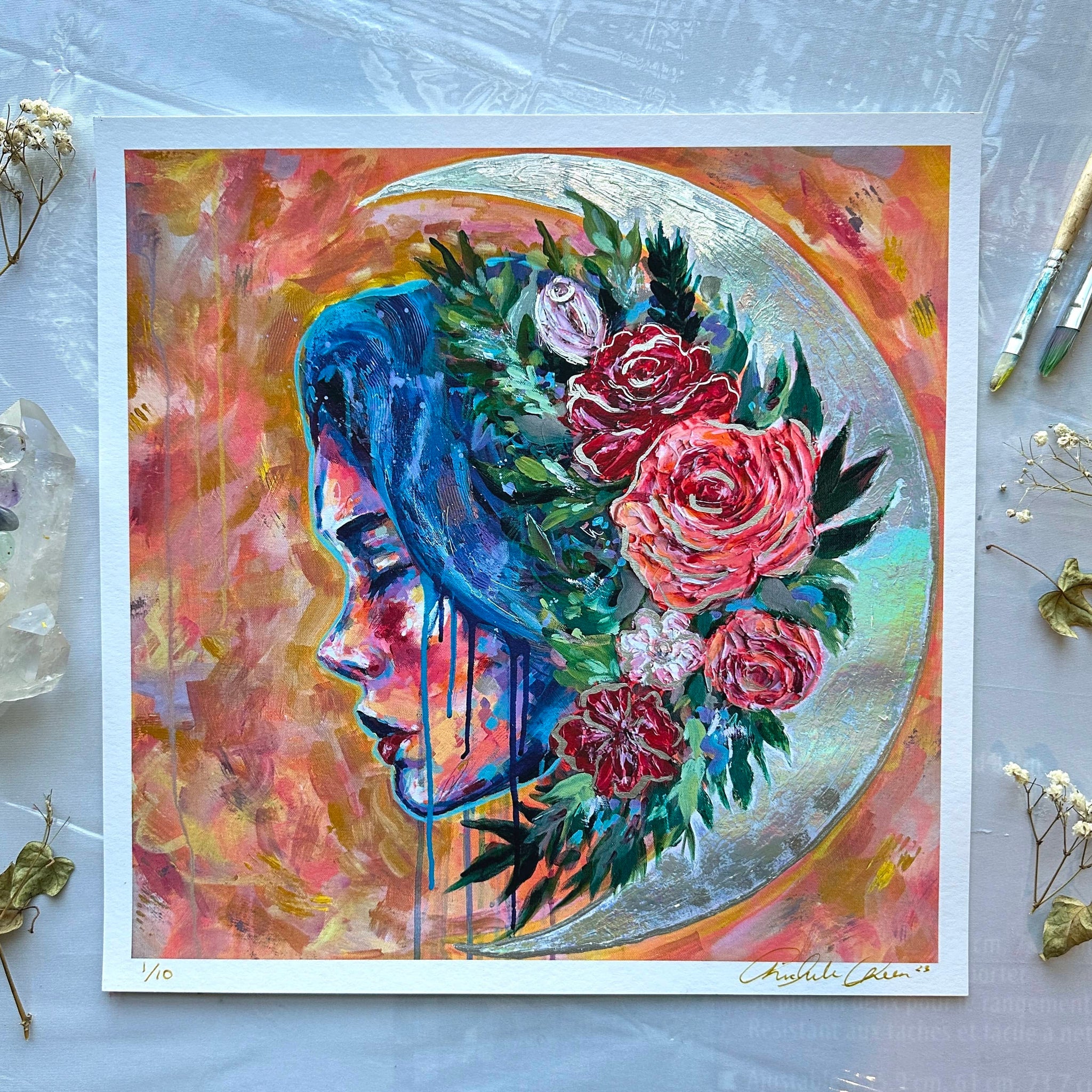 "The Moon's Gift" Fine Art Print 12x12