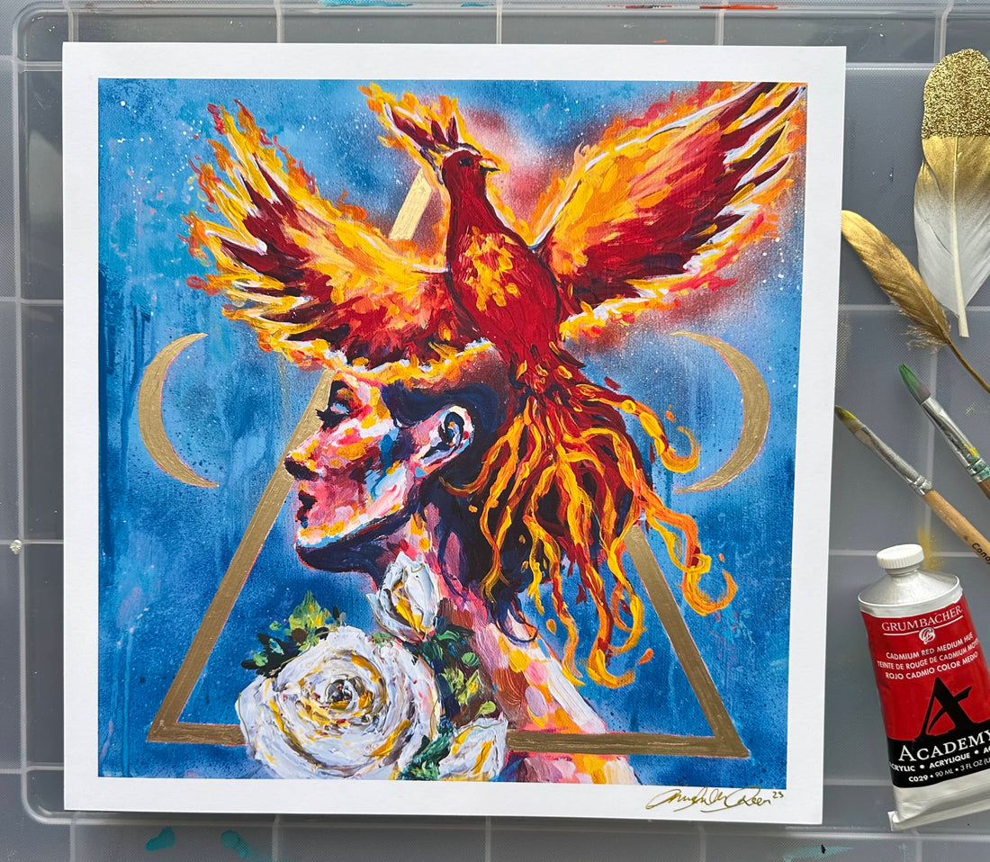 "Phoenix" Fine Art Print 12x12