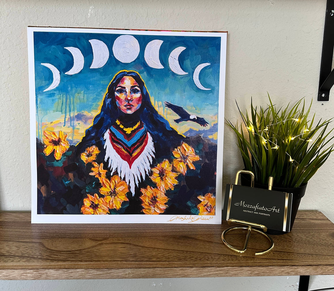 "Luna" Fine Art Print 12x12