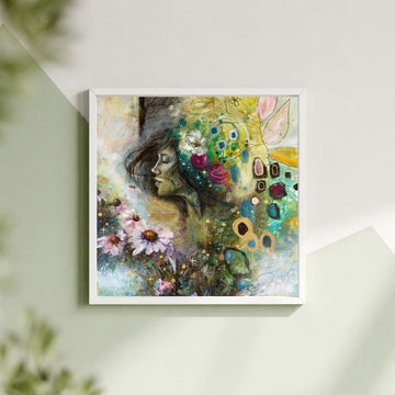 "Divinity's Garden" Mini Print Signed 8x8