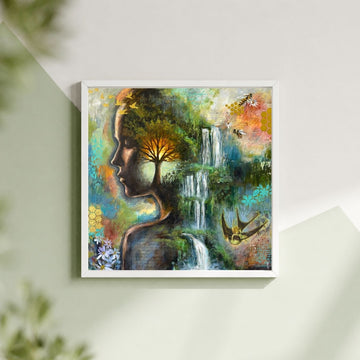"After The Rain" 8x8 Art Print Signed