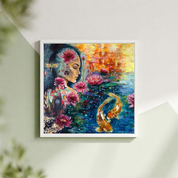 "Petal & Pulse" Mini 8x8 Signed Print