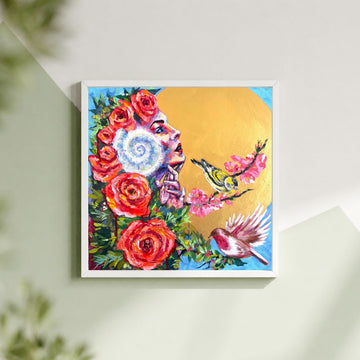 "Stillness Speaks" 8x8 Mini Print Signed