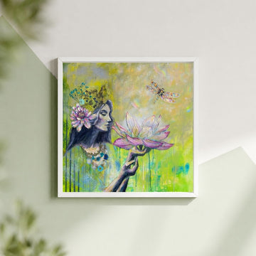 "Harmonic Unfolding" Signed Mini Print 8x8