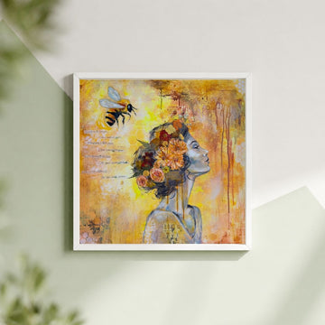 "Honey For Two" 8x8 Mini Print Signed