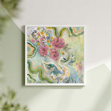 "Nature's Elegance" Mini Print 8x8 Signed