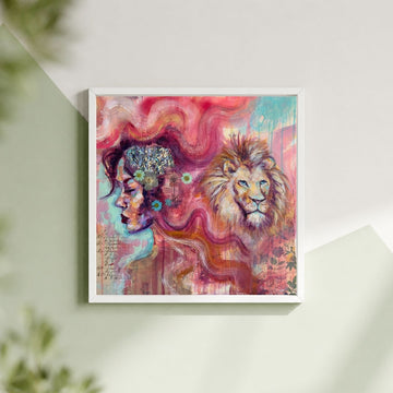 "Celestial Fortitude" Signed Mini Print 8x8