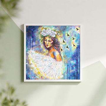 "Concrete Angel" Fine Art Print 8x8