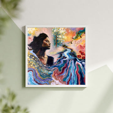 "A River's Course" Signed Mini Print 8x8