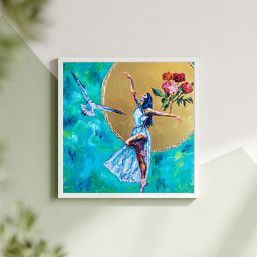 "Leap Of Faith" Archival Signed 8x8 Print