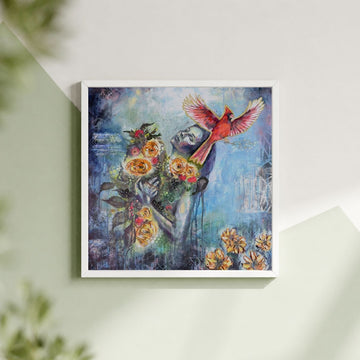 "Secret Garden" Mini Archival Print 8x8