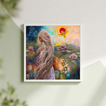 "Release And Rise" Signed Print 8x8