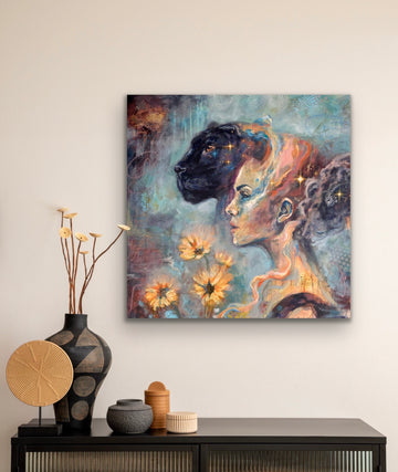 "Guardian Of Dreams" Canvas Print