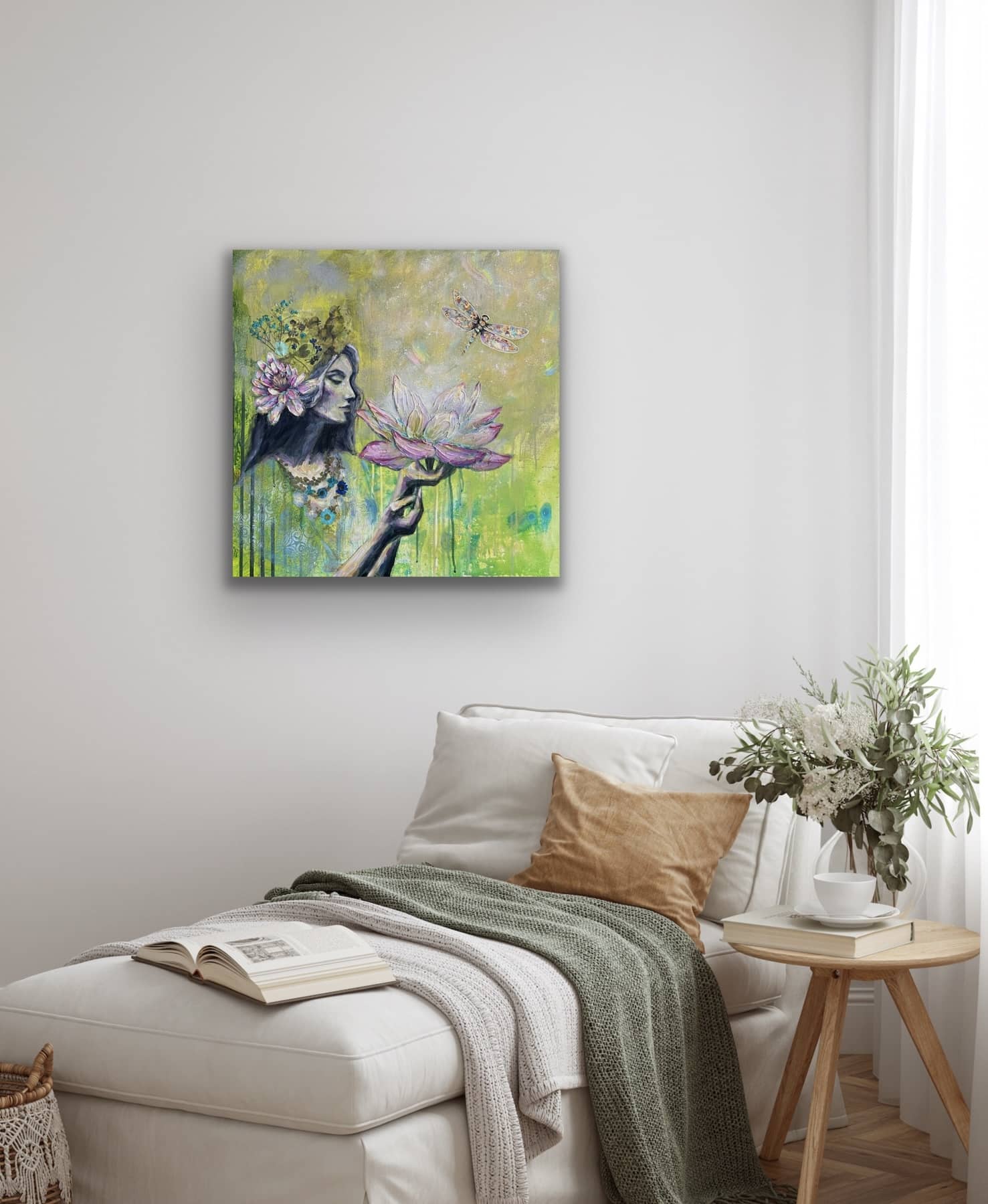 "Harmonic Unfolding" Canvas Print Signed