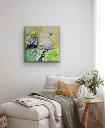 "Harmonic Unfolding" Canvas Print Signed