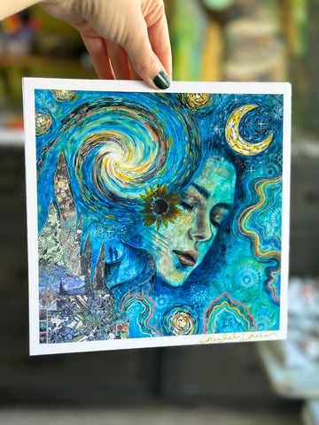 "Bridge To The Divine" Signed Mini Print 8x8