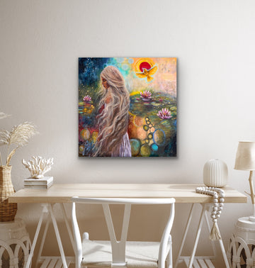 "Release And Rise" Canvas Print Signed
