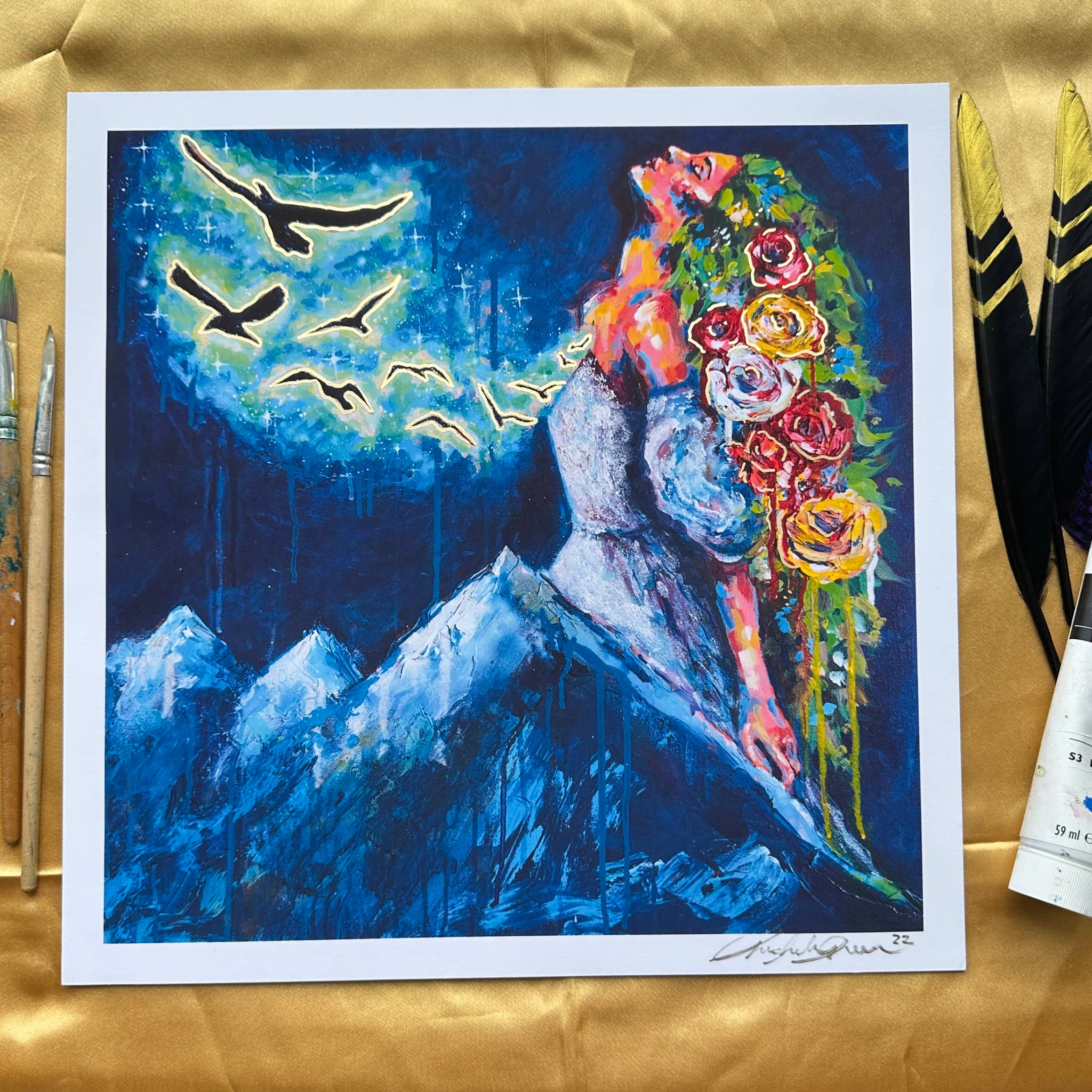 "The Climb" Fine Art Print 12x12