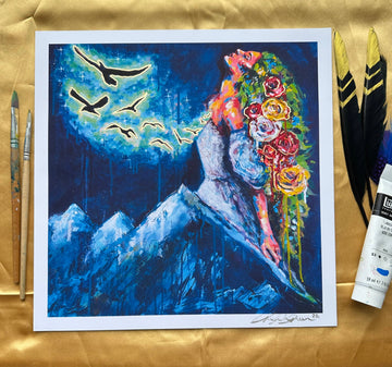 "The Climb" Fine Art Print 12x12