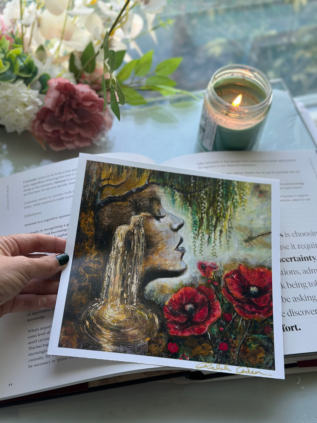 "The Wholeness Of Her Heart" Signed Mini Print 8x8