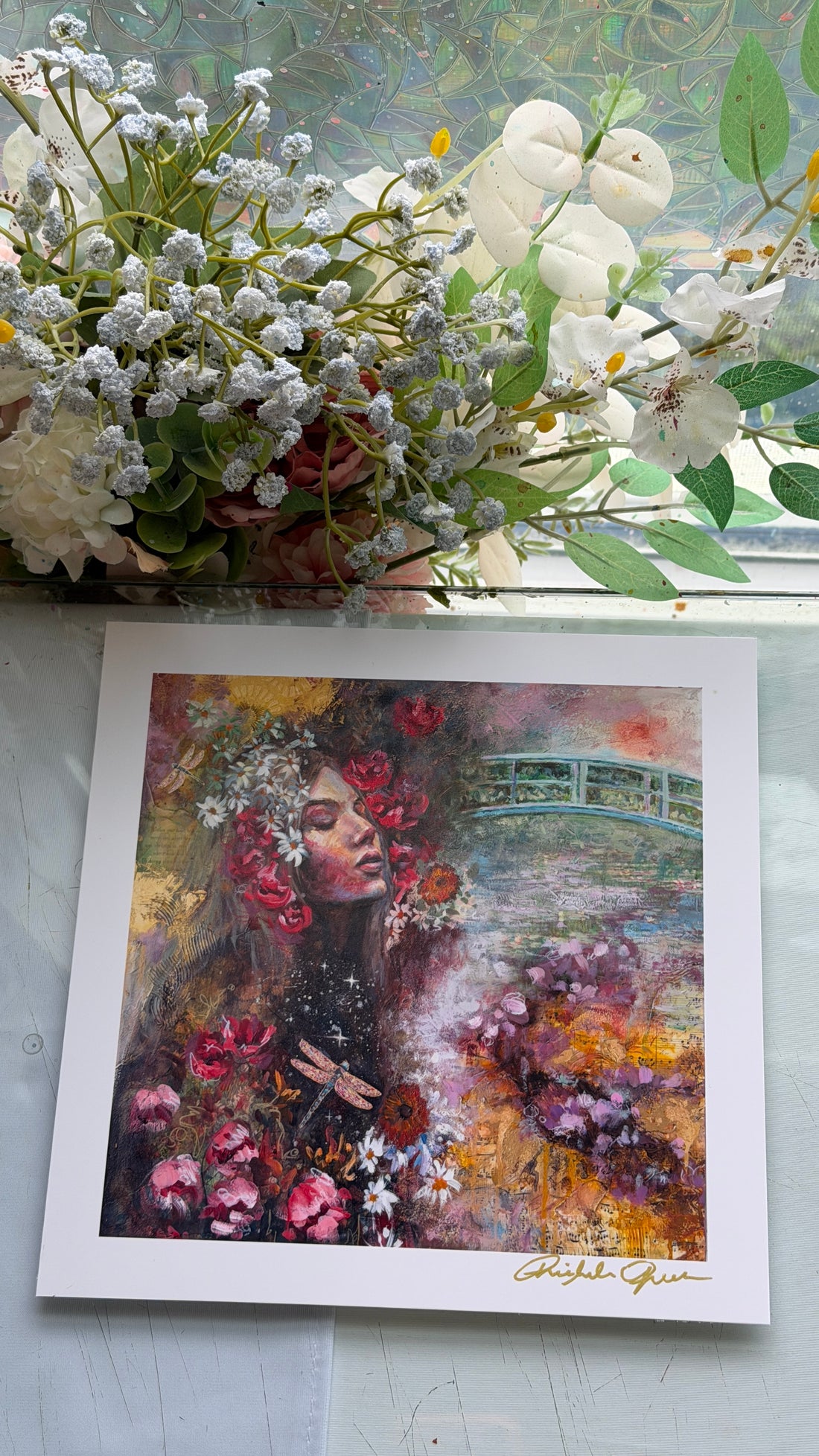 "The Bridge That Connects Us" Mini Print Signed 8x8