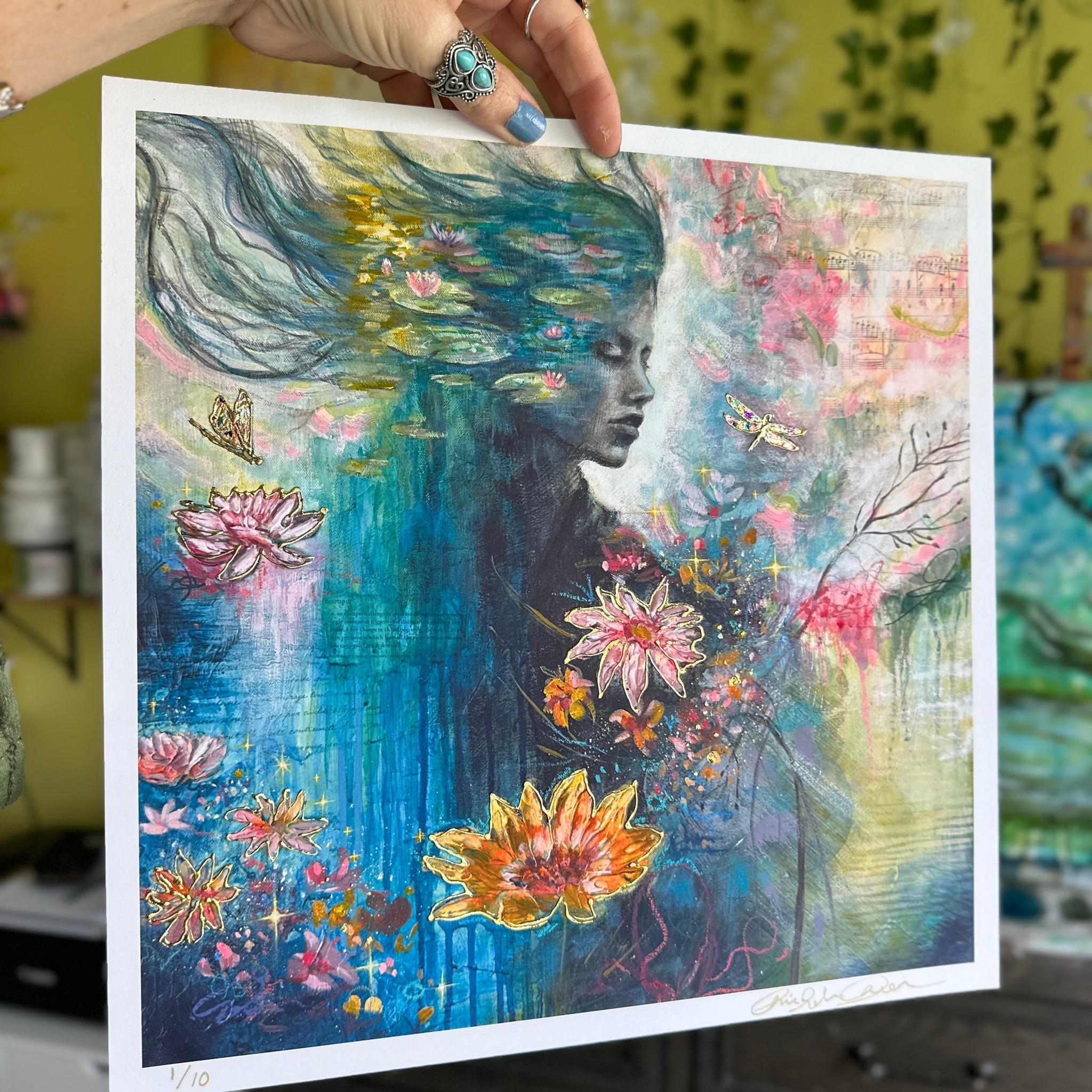 "Heartspur" 12x12 Limited Edition Print Signed
