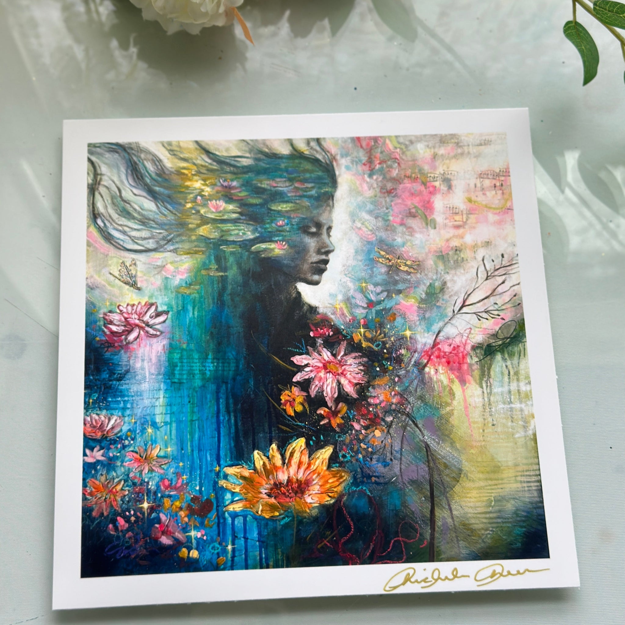 "Heartspur" Mini 8x8 Signed Print