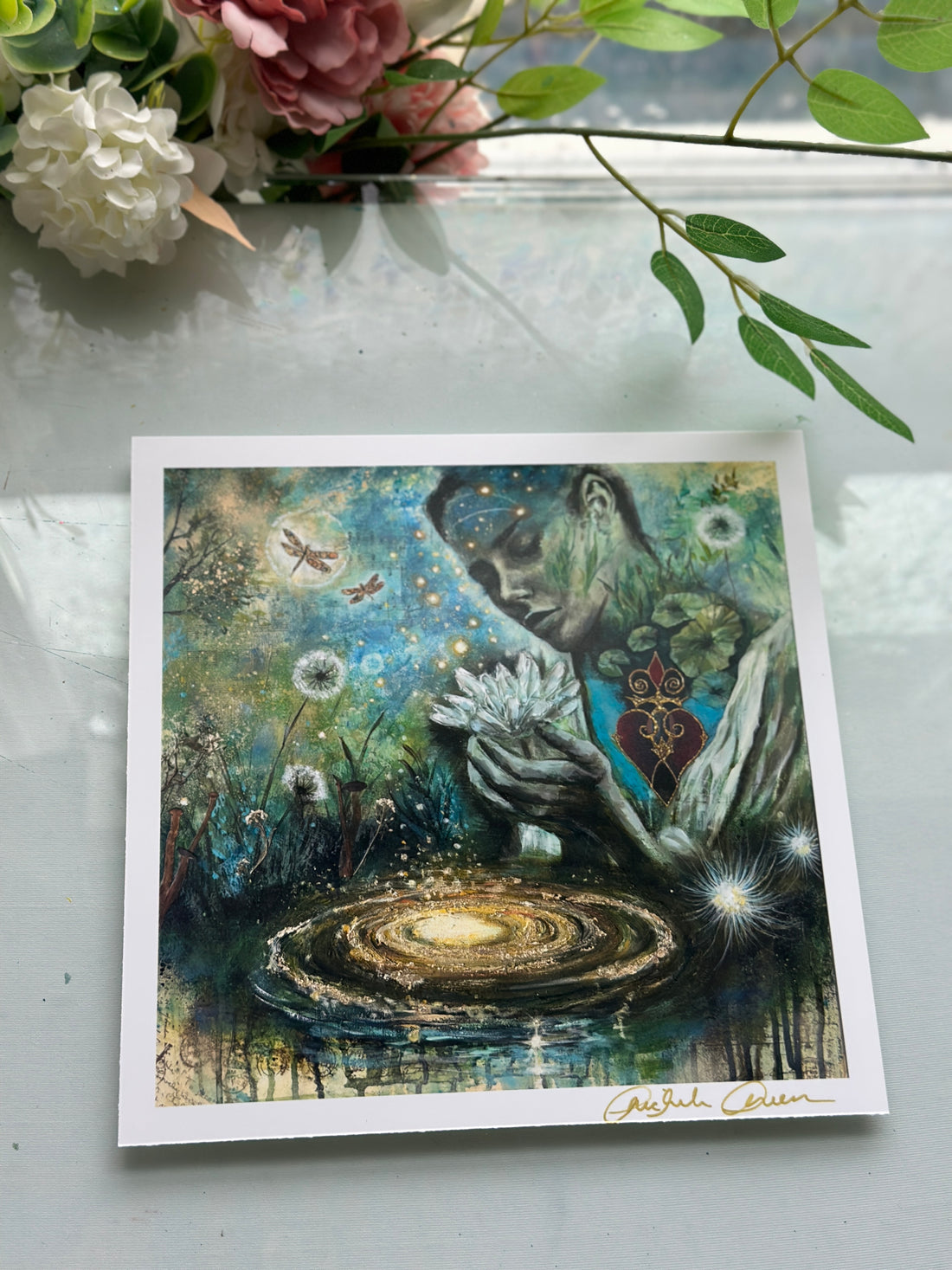 "The Light She Carried" Mini Signed Print 8x8