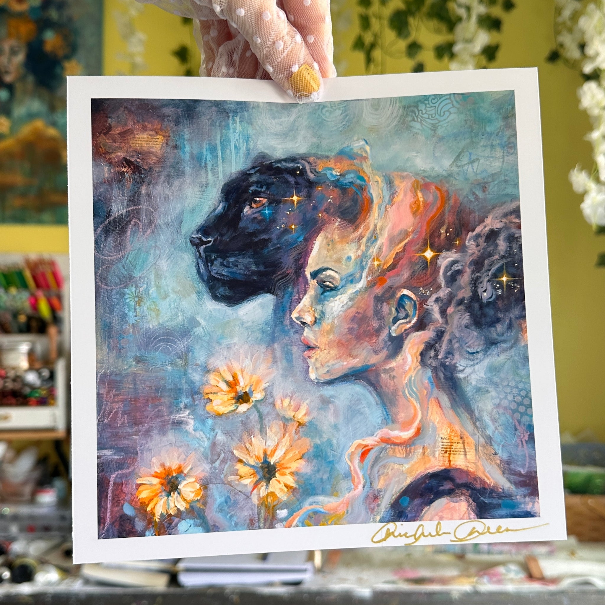 "Guardian Of Dreams" 8x8 Signed Art Print