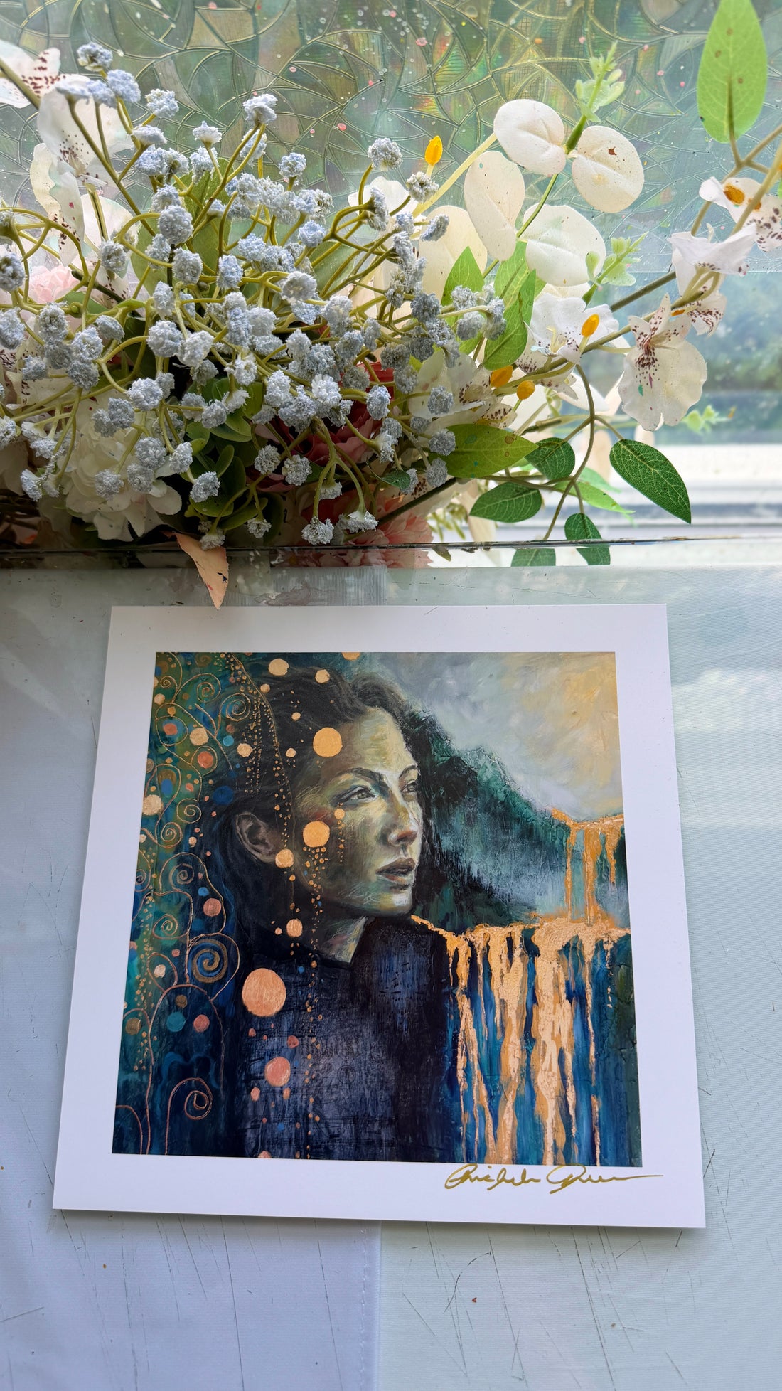 "Midas Heart" Mini Print Signed 8x8