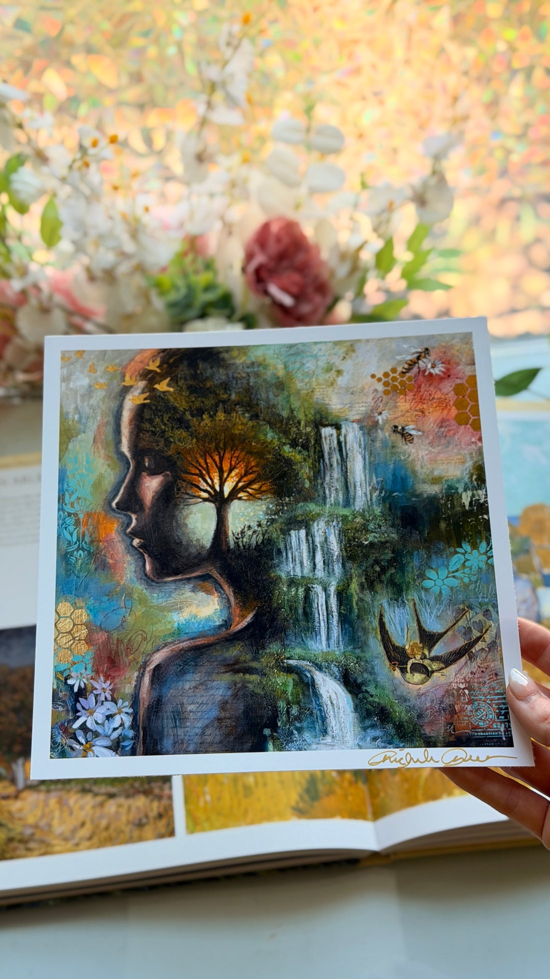 "After The Rain" 8x8 Art Print Signed