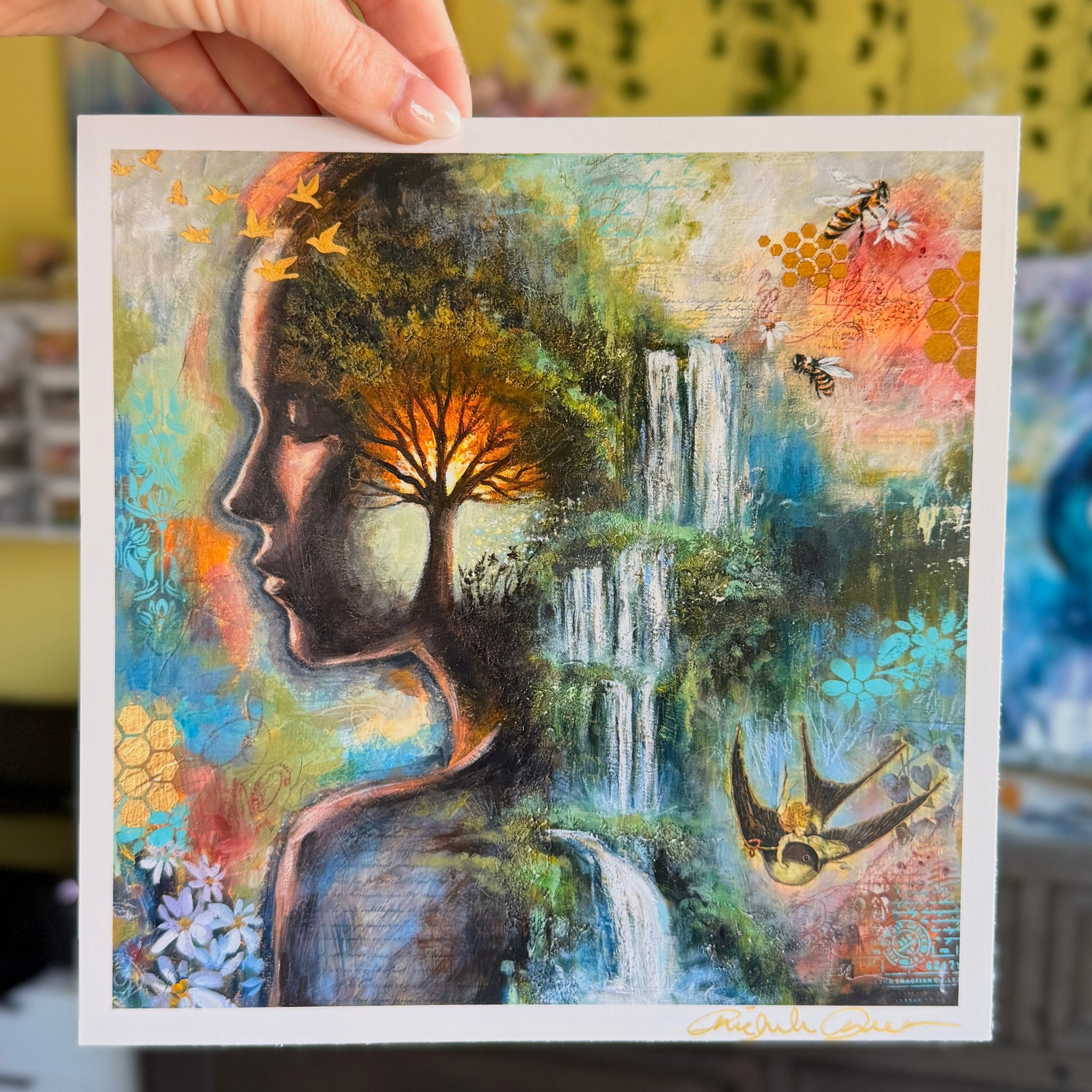 "After The Rain" 8x8 Art Print Signed