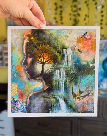 "After The Rain" 8x8 Art Print Signed