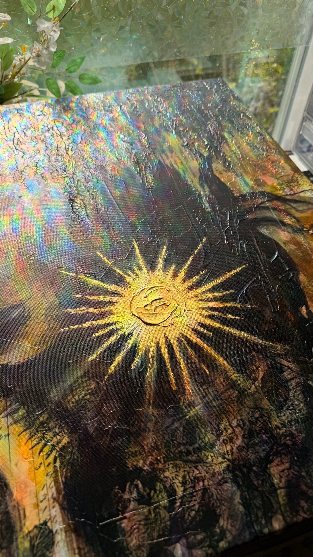 "Willow Spirit" Hand Embellished Signed Canvas Print