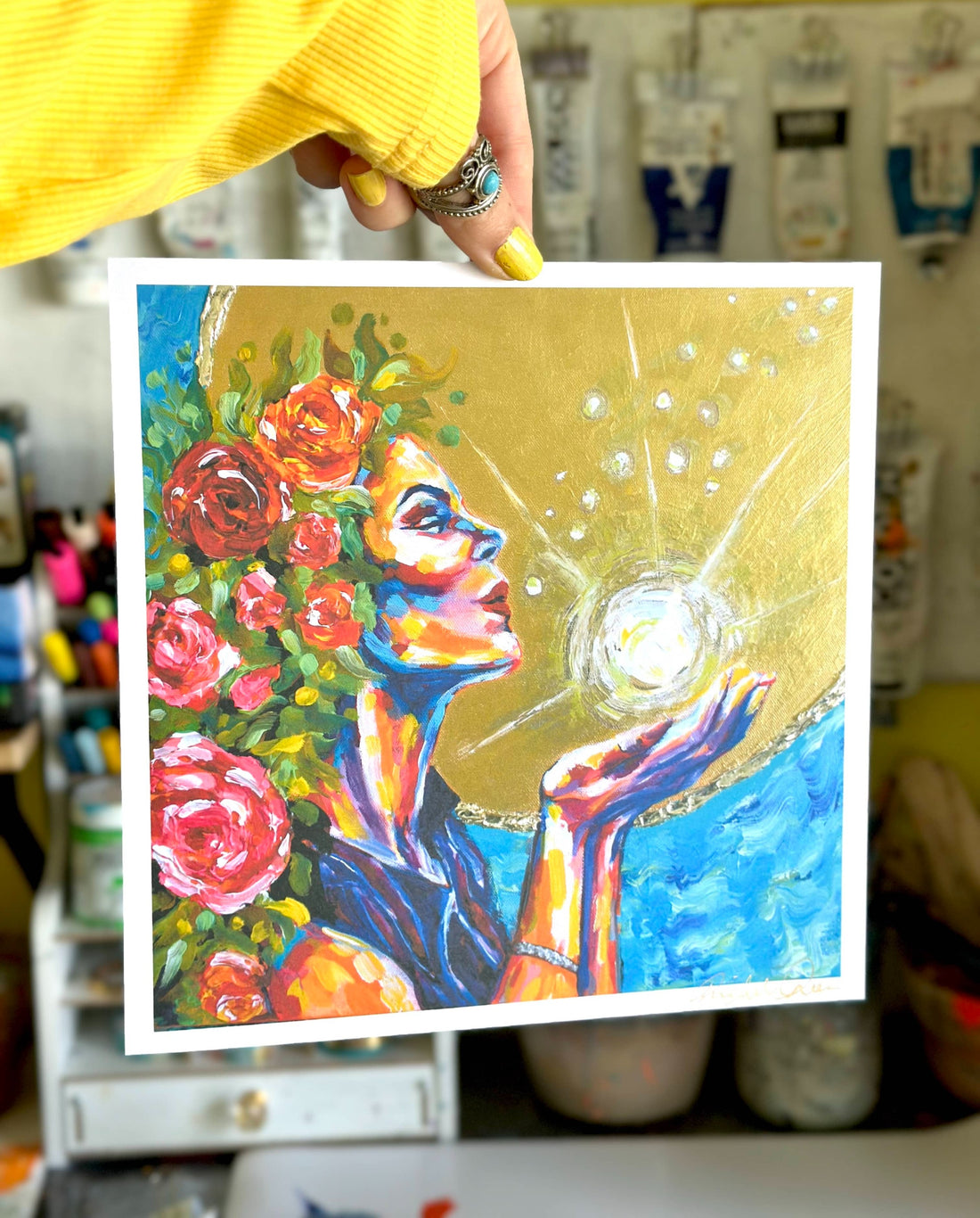 "Inner Light" 8x8 Mini Print Signed